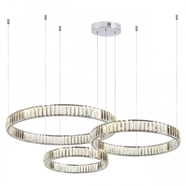 4930/36L L-VISION ODL24 489 хром/прозрачный металл/хрусталь Люстра LED 36W 4000K 4280Лм VEKIA, изображение 5