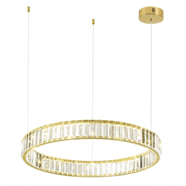 5015/36L L-VISION ODL23 485 золотой/прозрачный металл/хрусталь Люстра LED 36W 4000K 3600Лм VEKIA, изображение 2