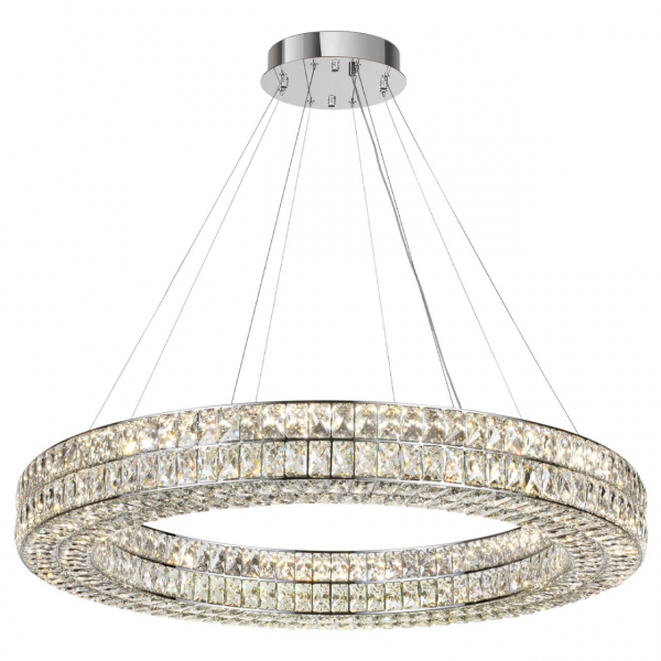 4927/98L L-VISION ODL24 479 хром/металл/хрусталь Люстра LED 98W 4000K 5850Лм PANTA, изображение 2