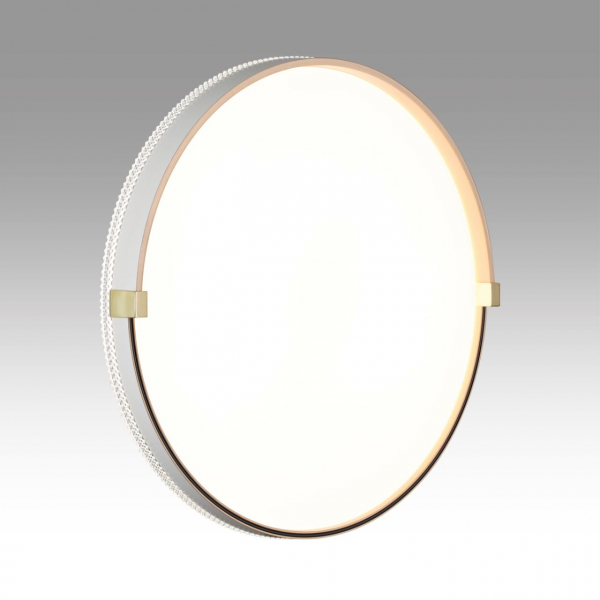7646/EL PALE SN 138 Светильник пластик/золотой LED 70Вт 3000-6000К D490 IP43 пульт ДУ OLIDI WHITE, изображение 4