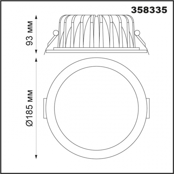 Софит 358335 GESTION бел.сереб, 24W, диммир.с ПДУ ДУ IP20 LED 2700~5000К, изображение 4