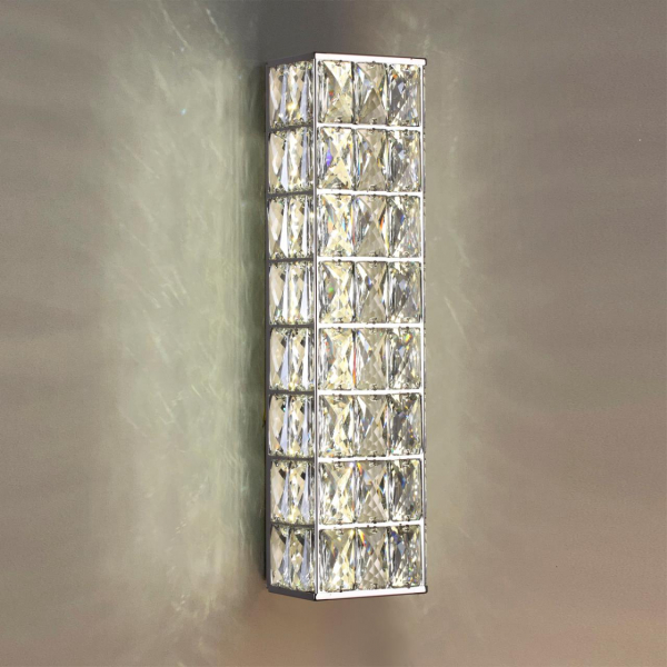 4927/9WL L-VISION ODL24 483 хром/металл/хрусталь Настенный светильник LED 9W 4000K 508Лм PANTA, изображение 3