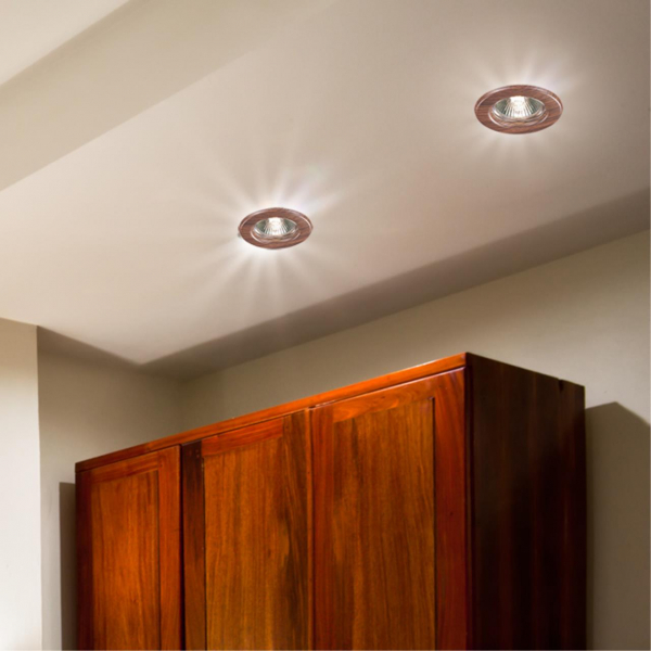 369714 SPOT NT12 347 красное дерево Встраиваемый НП светильник IP20 GX5.3 50W 12V WOOD, изображение 2