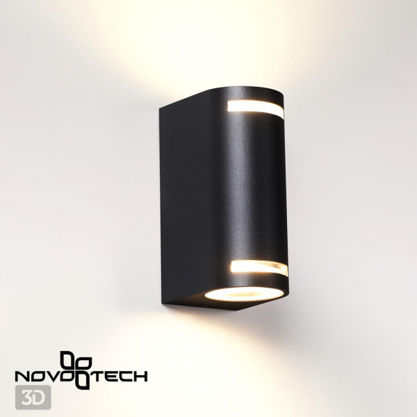 370839 STREET NT22 399 черный Светильник ландшафтный IP54 GU10 2*15W 220V LANDSCAPE, изображение 7