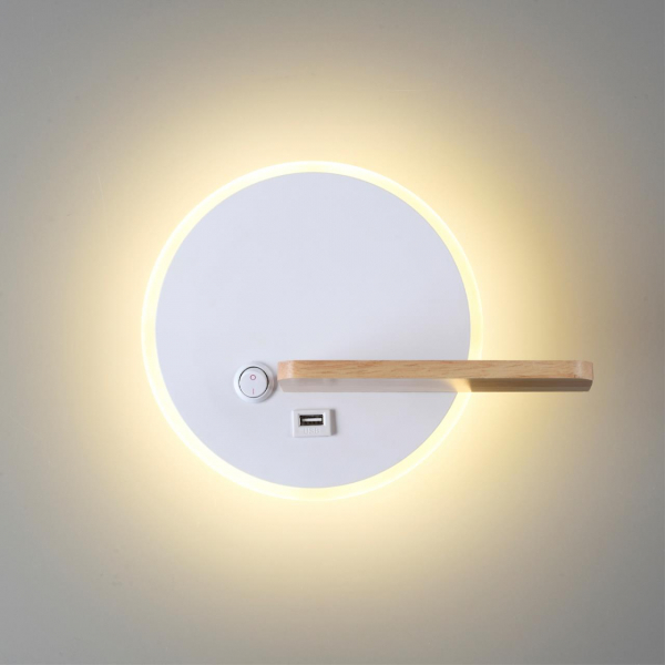 5634/9WL LEDIO LN23 038 белый Бра LED 9W 3000K 455Лм 220V WINNIE, изображение 2