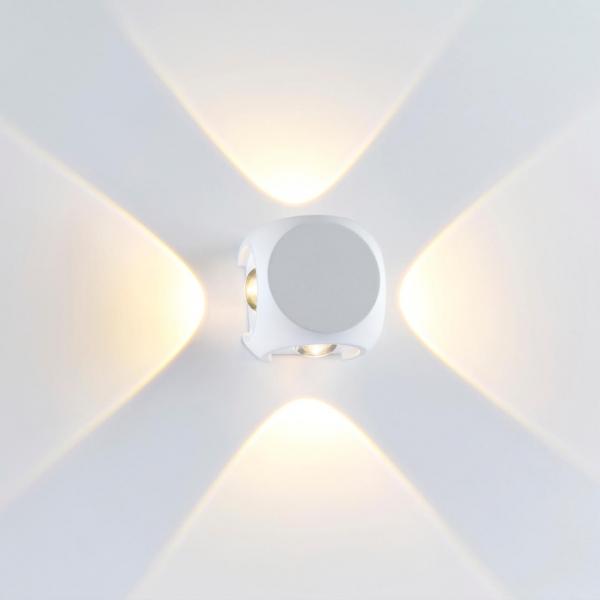 4221/8WL HIGHTECH ODL21 261 бел/металл Настенный светильник IP54 LED 8W 732Лм 3200K MIKO, изображение 2