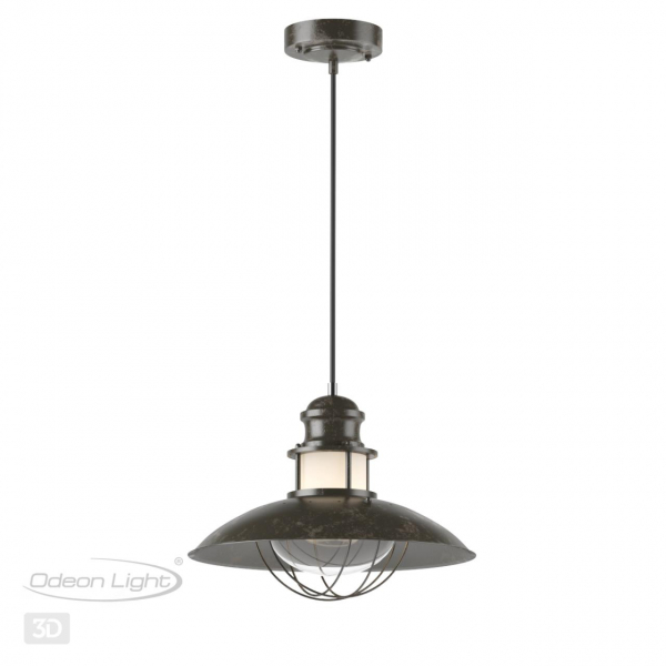 4164/1 NATURE ODL19 649 коричневый/прозрачный Подвес IP23 E27 1*60W DANTE, изображение 3