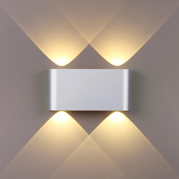 4217/4WL HIGHTECH ODL21 233 серебр/металл Настен.светильник IP20 LED 4W 434Лм 3000K MAGNUM, изображение 2