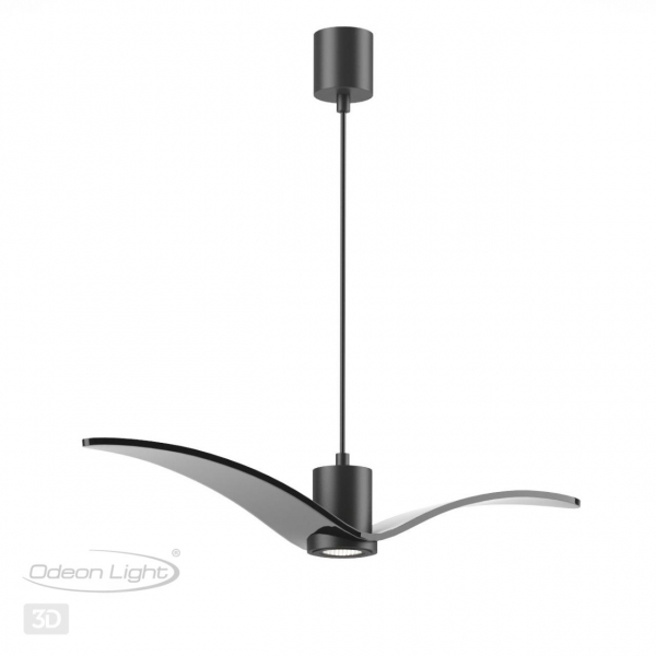 4902/1A PENDANT ODL22 289 чёрный/стекло Подвес GU10 1*5W BIRDS, изображение 7