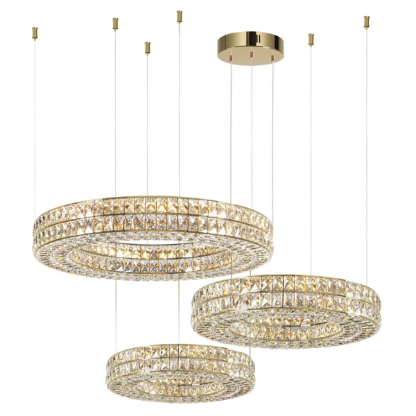 4926/85L L-VISION ODL24 477 золото/металл/хрусталь Люстра LED 85W 4000K 5074Лм PANTA, изображение 4