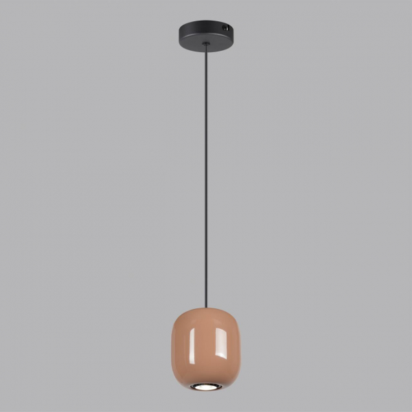 5053/1G PENDANT ODL24 311 черный/св.терракотовый/металл Подвес GU10 LED 4W OVALI, изображение 3