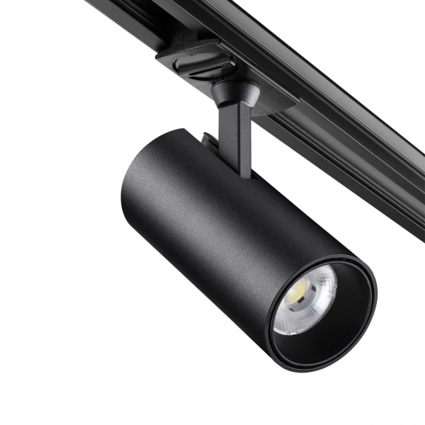 359162 PORT NT23 121 черный Светильник трековый однофазный трехжильный IP20 LED 24W 220V 4000К 2300Лм SELENE, изображение 3