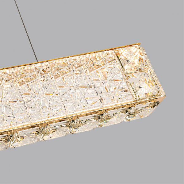 5071/40L HALL ODL24 493 золото/прозрачный/металл/хрусталь/стекло Люстра LED 40W 3700K VERSION, изображение 4