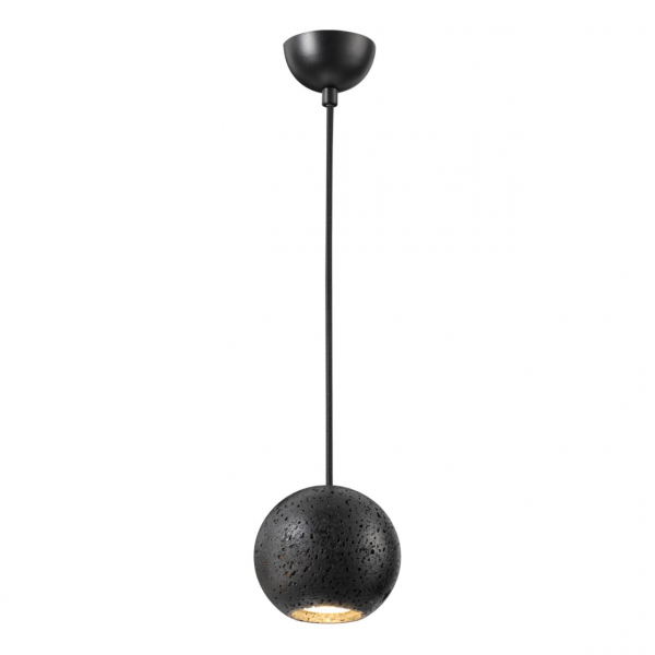 Подвес 6626/1L TRAVERTINO черн IP20 1*GU10, изображение 2