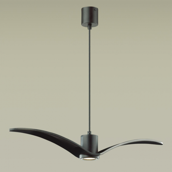 4902/1A PENDANT ODL22 289 чёрный/стекло Подвес GU10 1*5W BIRDS, изображение 2