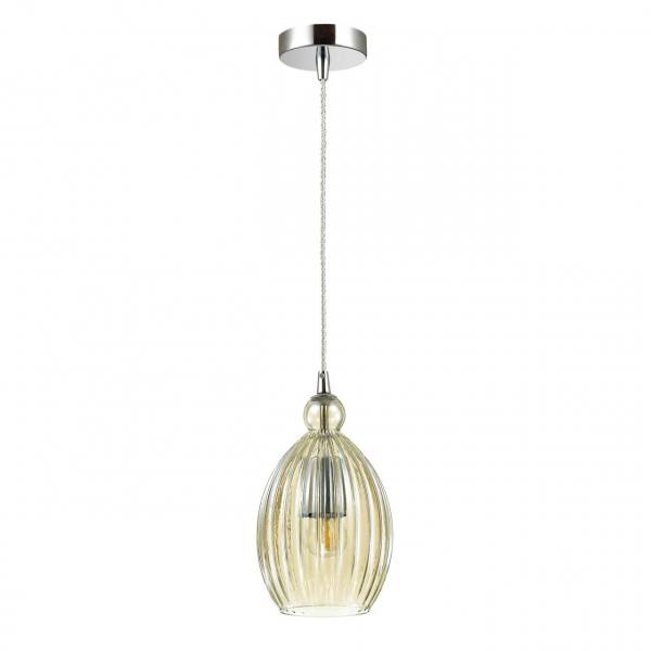 4711/1 PENDANT ODL20 355 св.коричневый/хром Подвес E27 60W 220V STORZO