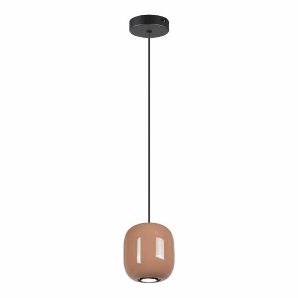 5053/1G PENDANT ODL24 311 черный/св.терракотовый/металл Подвес GU10 LED 4W OVALI, изображение 2