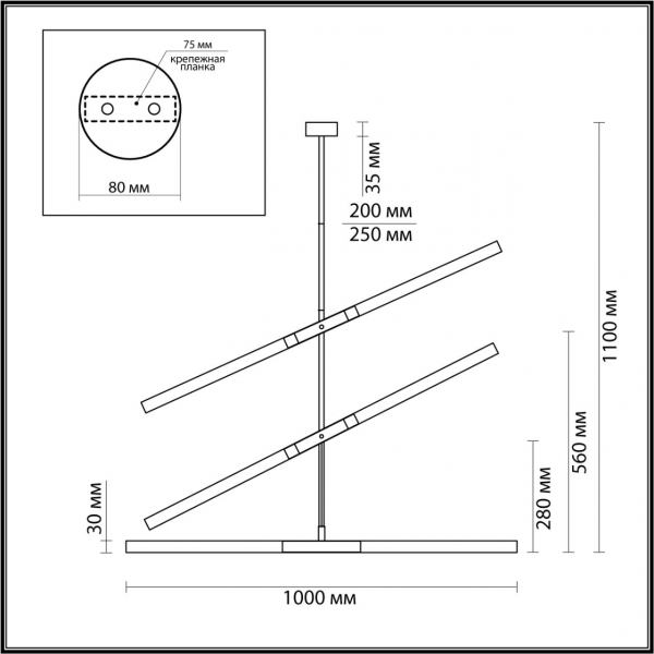 4306/6 HIGHTECH ODL22 163 золото Потолочный светильник IP20 G9 6*40W SOHO, изображение 7