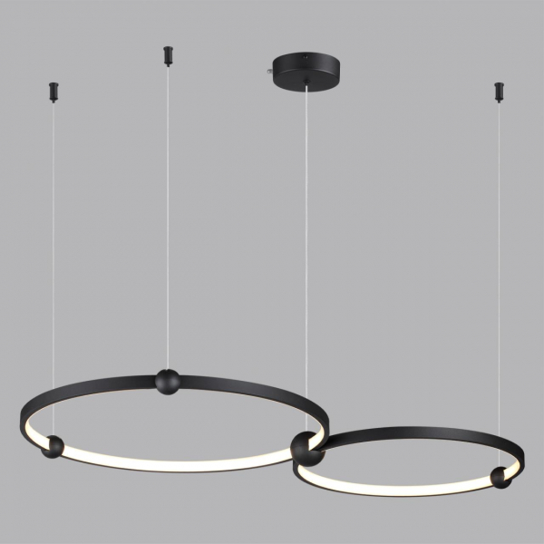 6533/80L LEDIO LN23 022 чёрный Светильник подвесной LED 80W 3000-6000K 3182Лм 220V DIEGO, изображение 2