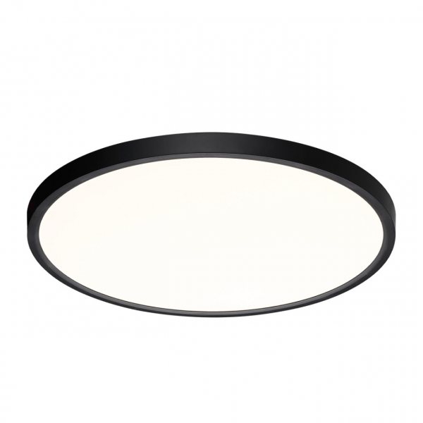 7660/40L MITRA LED SN 54 Светильник пластик/белый/черный LED 40Вт 3000/4000K D495 IP40 ALFA BLACK, изображение 2