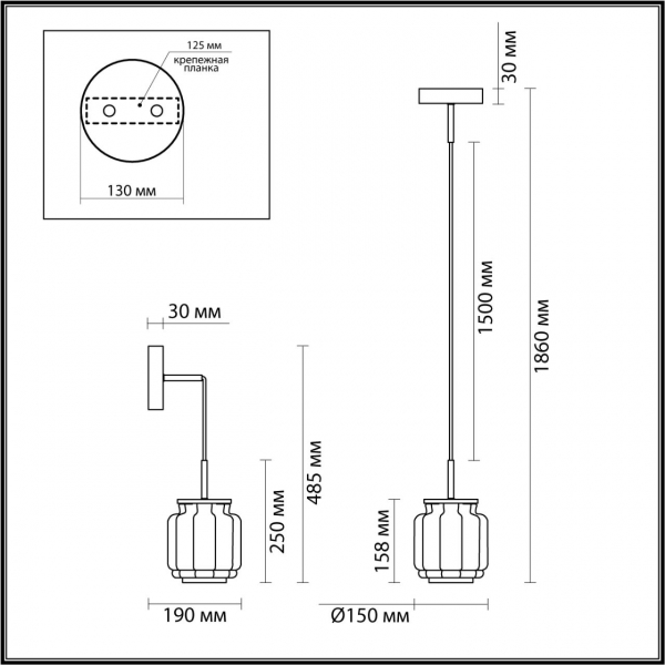 Свентильник 5408/5L JAM LED 5W 3000K, изображение 7