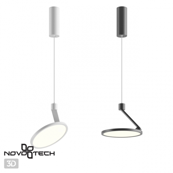 358351 OVER NT20 224 белый Светильник накладной, длина провода 1м IP20 LED 4000K 18W 85-265V HAT, изображение 4