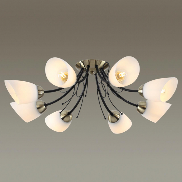 4592/8C COMFI черный, бронза Люстра Потолочная E27 8*40W 220V ELIANA., изображение 2