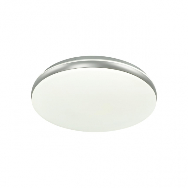 7625/DL PALE SN 168 Светильник пластик/белый/серебристый LED 48Вт 4000К D400 IP43 RINGO, изображение 2