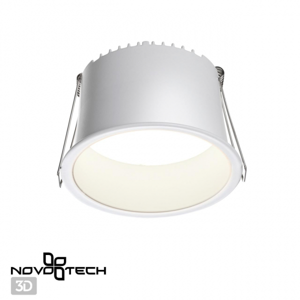 358901 SPOT NT22 283 белый Светильник встраиваемый светодиодный IP20 LED 4000К 12W 220V TRAN, изображение 5