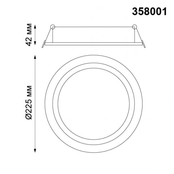 358001 SPOT NT19 279 белый Встраиваемый поворотный светильник IP20 LED 3000К 30W 85-265V STERN, изображение 3