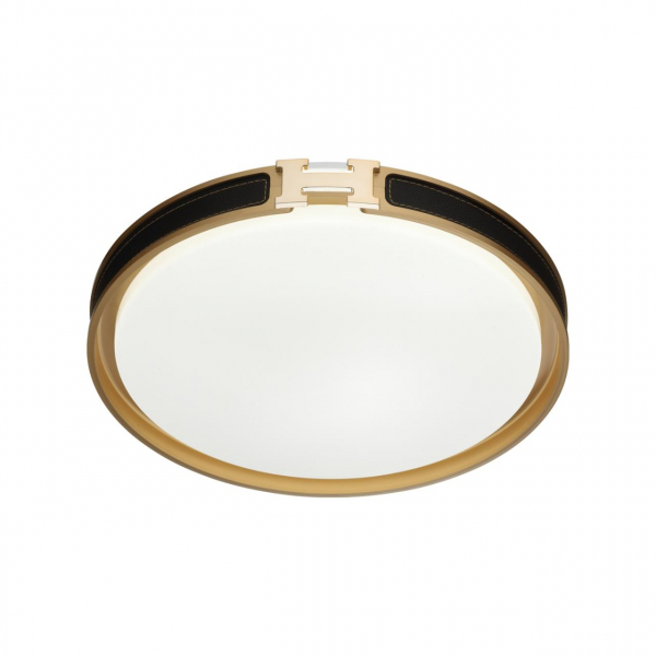 7667/DL COLOR SN 78 Светильник пластик/белый/черный/золотой LED 48Вт 4000К D405 IP43 FAVEMO BLACK, изображение 2