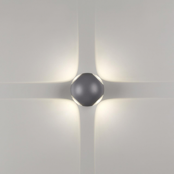 358464 STREET NT20 377 темно-серый  Ландшафтный настенный св-ник IP54 LED 4000K 12W 85-265V  CALLE, изображение 2