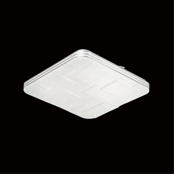 2085/DL PALE SN 103 Светильник пластик/белый LED 48Вт 3000-6300K 410х410 IP43 пульт ДУ NORES, изображение 3