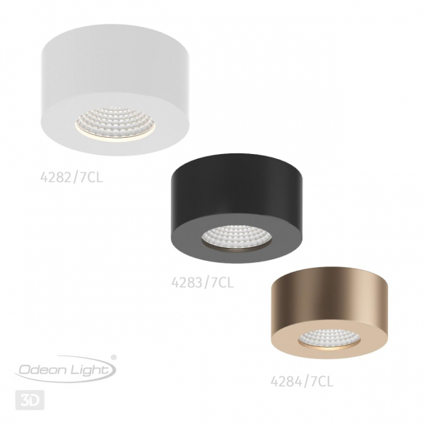 4282/7CL HIGHTECH ODL22 279 белый/металл Потолочный светильник IP20 LED 7W 791Лм 3000K BENE, изображение 4