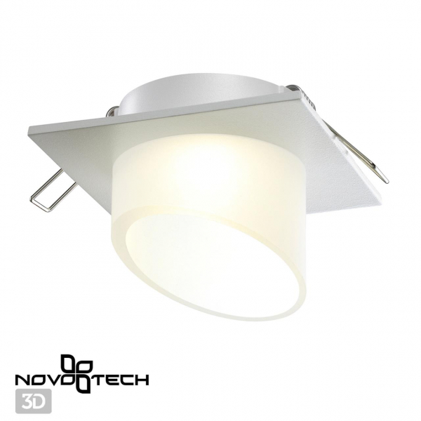 370899 SPOT NT22 318 белый Светильник встраиваемый IP20 GU10 9W 220V LIRIO, изображение 4