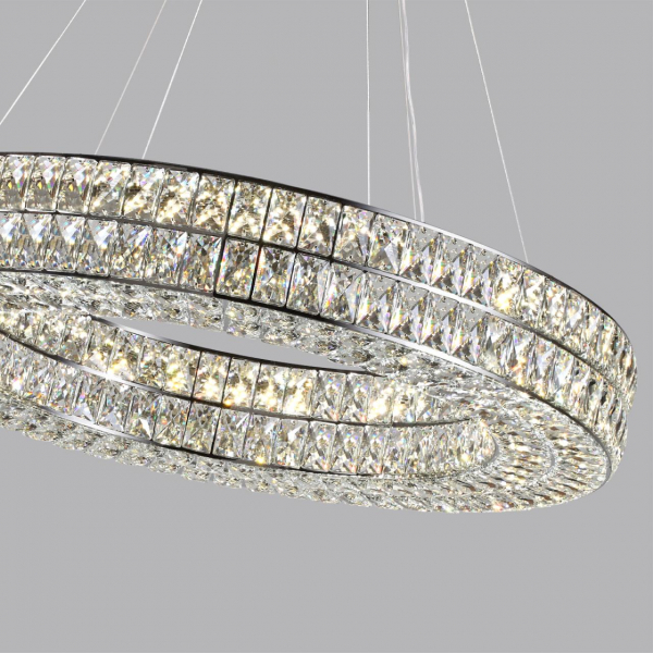 4927/85L L-VISION ODL24 479 хром/металл/хрусталь Люстра LED 85W 4000K 5074Лм PANTA, изображение 5