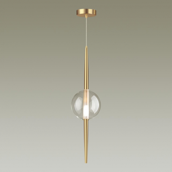 4981/1 PENDANT ODL22 357 бронзовый/прозрачный/стекло Подвес G9 1*5W LAZIA, изображение 2