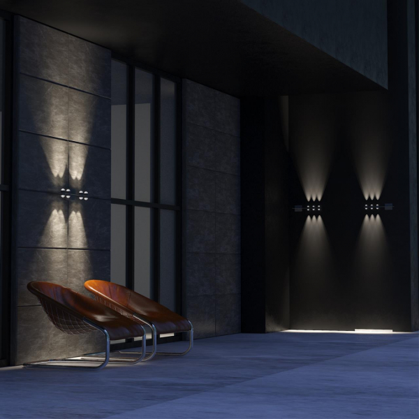 358572 STREET NT21 375 темно-серый Ландшафтный настенный светильник IP54 LED 4000K 16W 85-265V CALLE, изображение 4