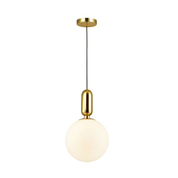4672/1 PENDANT ODL20 309 золотой/белый Подвес E27 1*40W (тип лампы СВЕЧА ) 220V OKIA, изображение 2