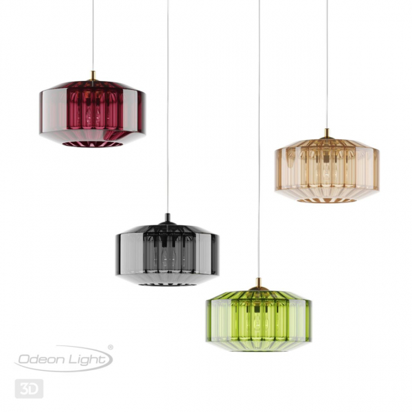 4746/1 PENDANT ODL21 365 дымчатый/черный Подвес E27 60W BINGA, изображение 6