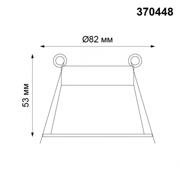 370448 SPOT NT19 321 хром Встраиваемый светильник IP20 GU10 50W 220V BUTT, изображение 5