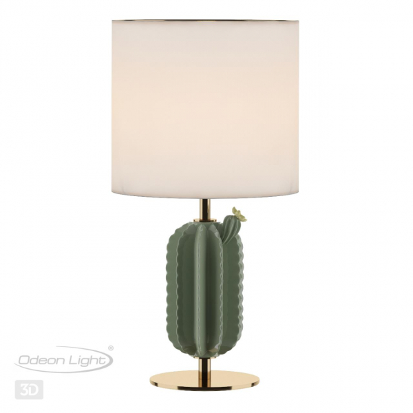 Лампа настольная 5425/1T CACTUS зол 1*Е27, изображение 7