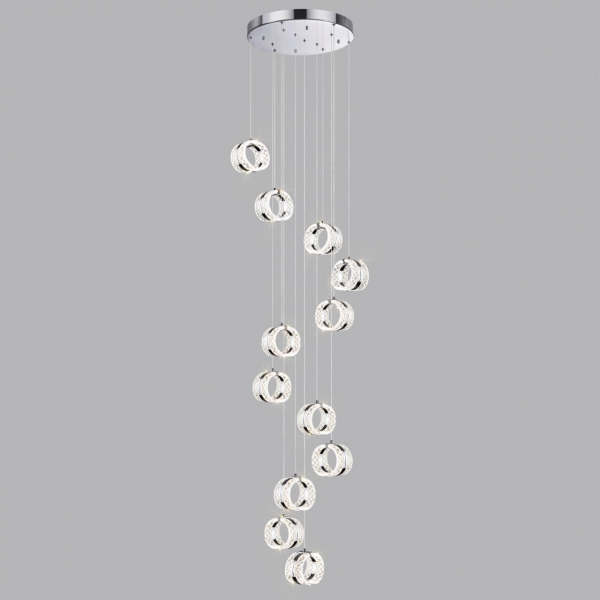 5029/83L L-VISION ODL24 451 хром/металл/акрил Люстра LED 83W 4000K 5220лм MIRAGE, изображение 3