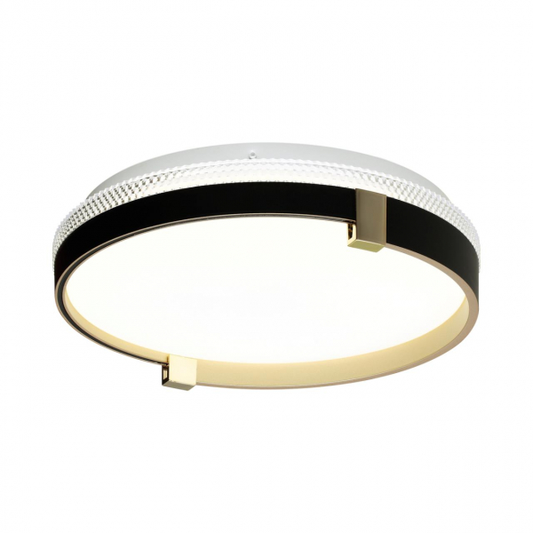 7647/CL PALE SN 138 Светильник пластик/белый/черный/золотой LED 30Вт 4000К D340 IP43 OLIDI BLACK, изображение 2