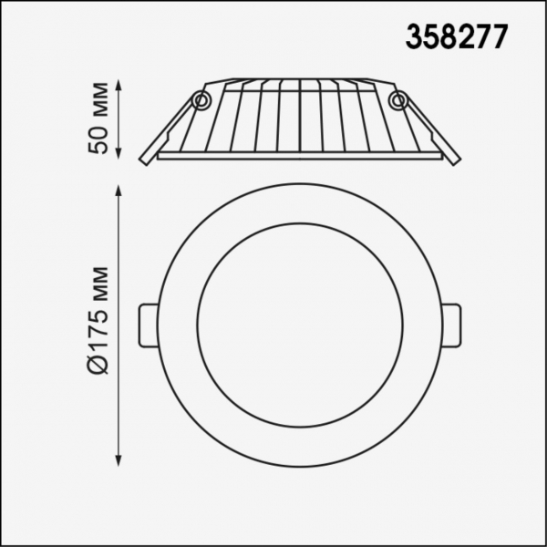 Софит 358277 GESSO белый LED 20W 4000K, изображение 3