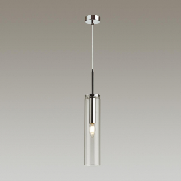 4695/1 PENDANT ODL20 341 хром/прозрачный Подвес E14 1*40W KLUM, изображение 3