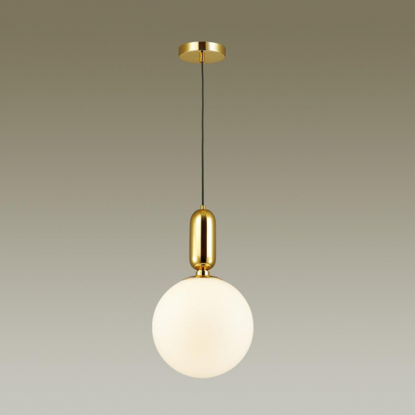 4672/1 PENDANT ODL20 309 золотой/белый Подвес E27 1*40W (тип лампы СВЕЧА ) 220V OKIA, изображение 3