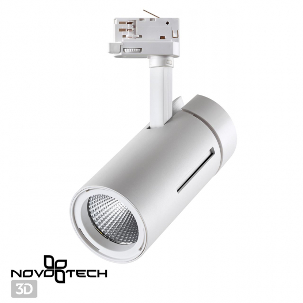 358596 PORT NT21 150 белый Трехфазный трековый cветильник IP20 LED 4000K 30W 175-245V DEP, изображение 4