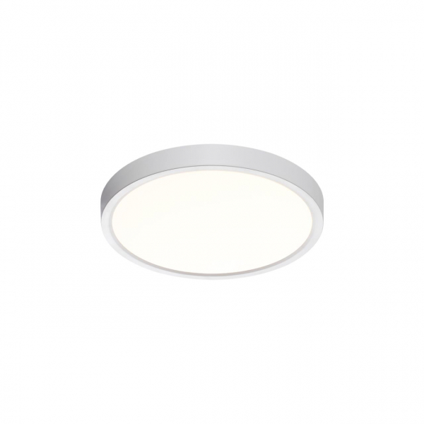 7659/18L MITRA LED SN 52 Светильник пластик/белый LED 18Вт 3000/4000K D230 IP40 ALFA WHITE, изображение 2