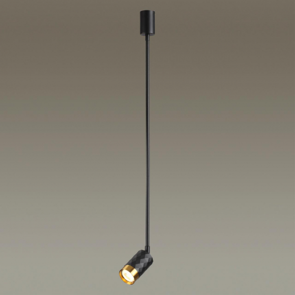 4349/1C HIGHTECH ODL23 281 черный/металл Потолочный св-к IP20 LED GU10 10W AD ASTRUM, изображение 3